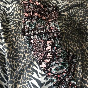 Paisley floral maxi skirt